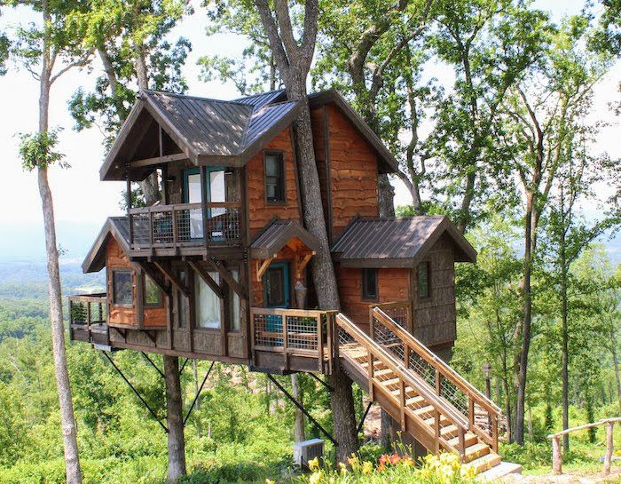 The 7 Dreamy Treehouses of Serenity, Asheville, NC 4 The Sanctuary Treehouse of Serenity